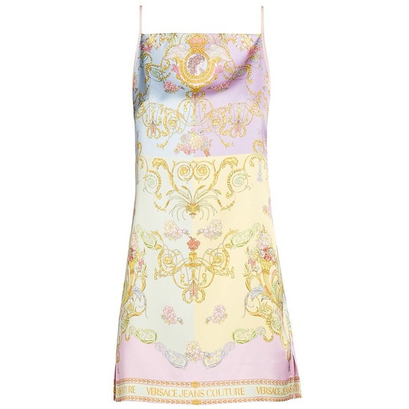Versace Jeans Collection Dresses & Skirts - Versace Jeans Couture Women's Confetti Satin Slip Dress - Confetti